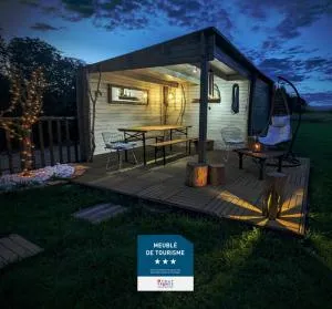 Le Woody Lodge, Large cottage with wooden deck and chalet with garden view next to Fontainebleau Forest - Achères-la-Forêt