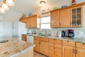 Waterfront Freeport Home Deck and Private Boat Dock