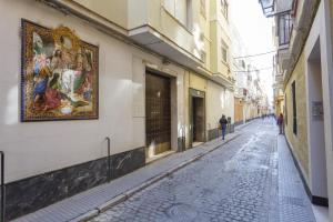 Apartamento con patio en Cádiz centro