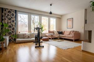 Idyllinen 76m päätyasunto