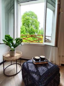 Appartements Gite BA2 Epernay Centre vue sur parc : photos des chambres