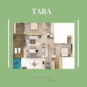 Arenka - 2BR w Private Pool & Sunset Rooftop