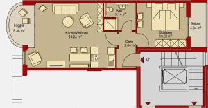 Düsseldorfer Hof Wohnung A07