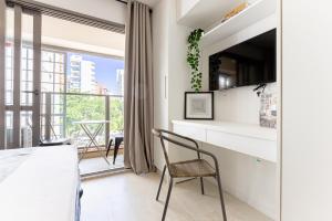 Easy Star - Studio charmoso com piscina no Brooklin!- YT03H