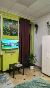 Centrally and green