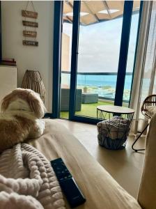 Apartamento Villa Bruno con vistas al mar, primera línea de playa