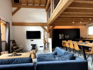 megeve demi quartier chalet 12 p