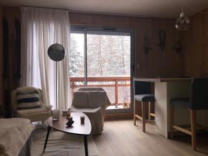 Appartement 6 personnes aux 2 Alpes, au pied des pistes - Wi-fi, Parking gratuit, Terrasse vue sur jardin