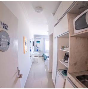 Flat no Apart Hotel Marinas beira mar