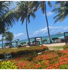 Flat no Apart Hotel Marinas beira mar