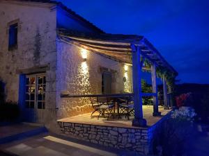Maisons de vacances Aux Juges-charming holiday house with private infinitypool! : photos des chambres