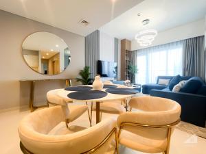 Extreme Luxury Burj Royal Balcony and Downtown View