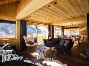 Chalet Luxueux 10 Pers. à Serre Chevalier - Terrasse, Local à Ski, Navette Gratuite - FR-1-762-18 - 蒙热内夫尔