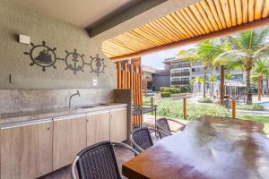 Praia Muro Alto paradisíaco, Flat de 2 quartos.