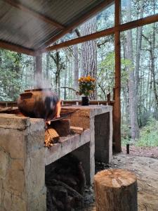 El Búho, cabañas, camping, trailer park