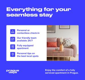 Prague Days - Stylish studio w Balcony - Trendy Neighborhood