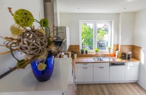 Hangar 19 Luxusapartment mit Sauna, Kamin und Seeblick H4W3