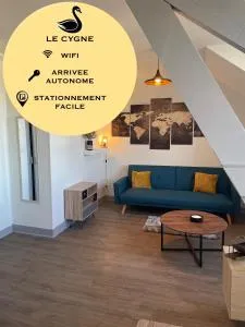 T2 4 pers face gare SNCF Appart Hotel le Cygne 6 - Сен-Дулшар