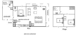 Maisons de vacances Chalet 2 lalanne : photos des chambres