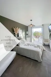 Auteuil • 4 Chambres • Wifi • Métro à 400m - 维金勒科吉特