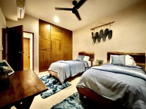*Tulum 2BR w Pool, Gym, Security, Walk to Town