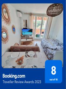 Appartement climatisé design au cœur de St-Aygulf à 200 metres la mer