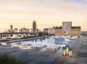 Luxury 1BR with Views, Rooftop Pool and Walk To Rainey St.