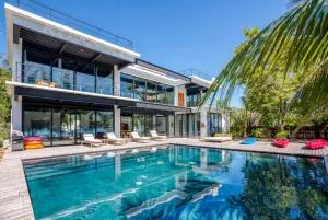 Balam Beach Villa - Modern 4 Bedroom Ocean Front Villa with Pool - Maya Beach