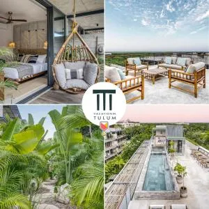 Waterworld Tulum 2BR w Cenote -Lagoons - Big Gym - Tulum