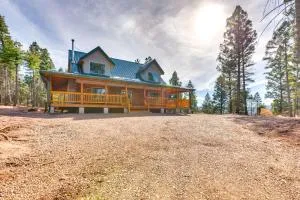 Private Ski-Out Angel Fire Cabin Wraparound Porch - Springer