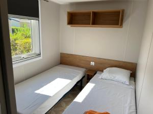 Campings JP - L'Eleganzia 2 ch, clim reversible, Confort et Elegance, : Bungalow 2 Chambres