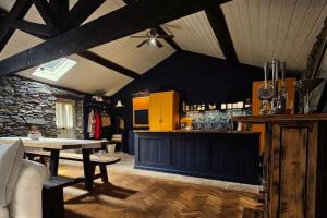 Exceptional stone mountain house