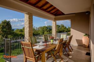 Villa Ante - new villa with pool, big garden with great sea view - by Traveler tourist agency Krk ID 