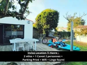 Maison Ti Havre avec jardin privé dans village de pêcheurs à Brem sur mer ! - 滨海布朗