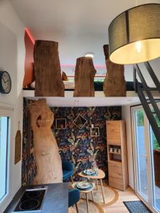 le cocon damour " tiny-house avec jaccuzi privé "