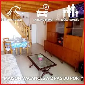 "LA MAISONETTE DU PORT" Logement, 6 personnes, proche mer et port, parking privé - Talmont
