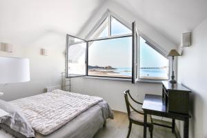 Maisons de vacances L'aquarium - Villa au centre d'Erquy : photos des chambres