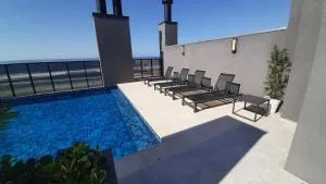 Studio 110 Maravilhoso Vista Mar Piscina Aquecida - Matinhos