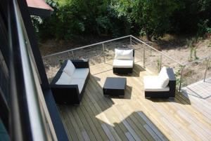 Hossegor Villa LA DESIRADE très belle villa avec piscine et jardin clos idéalement située entre lac et océan, à enviro