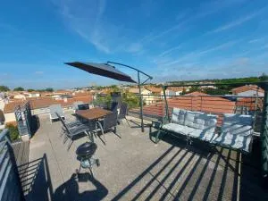 soleil catalan terrasse panoramique ok chéques vacances animaux 4pers wifi 65m2 jardin parking 2ch 2km mer - Latour-Bas-Elne