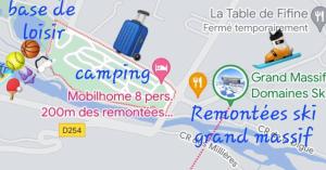 Charmant mobilhome à 2 pas remontés ski Samoëns