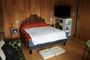 Maisons de vacances Bungalow d-une chambre avec jardin clos et wifi a Ares a 3 km de la plage : photos des chambres