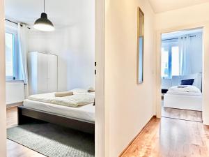 Zentrales City Apartment bis 4 Personen mit Küche und Wohnzimmer - 54m²