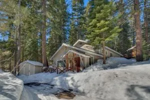 Glades Getaway by Tahoe Getaways - Charming Pet-Friendly 3 BD North Shore Cabin w Wood Fireplace & Short Drive to Ski Resorts - 里奇伍德