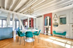 Le Marais Superb Apartment Terrace Paris Free Netflix