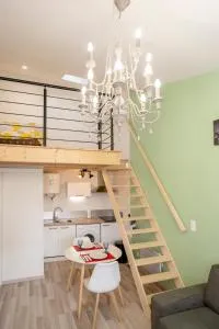 Studio mezzanine "chaumiane" proche de la gare - Flat