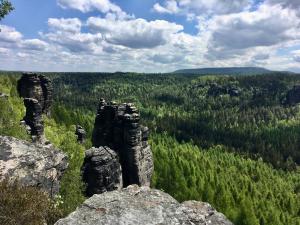 Lovely fully-equipped studio in Tisá village. Rocks only 5 minutes walk