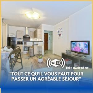 Superbe Appartement Près de la Gare-Clim-Wifi-Espace dedié au Travail - 3hvězdičkové hotely ve městě Nice