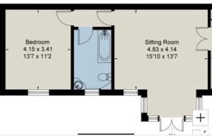 The Byre, at Cradle Barn offering a king suite