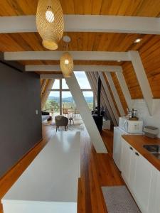 Casa Di Legno Cabana incrível com vista para as montanhas